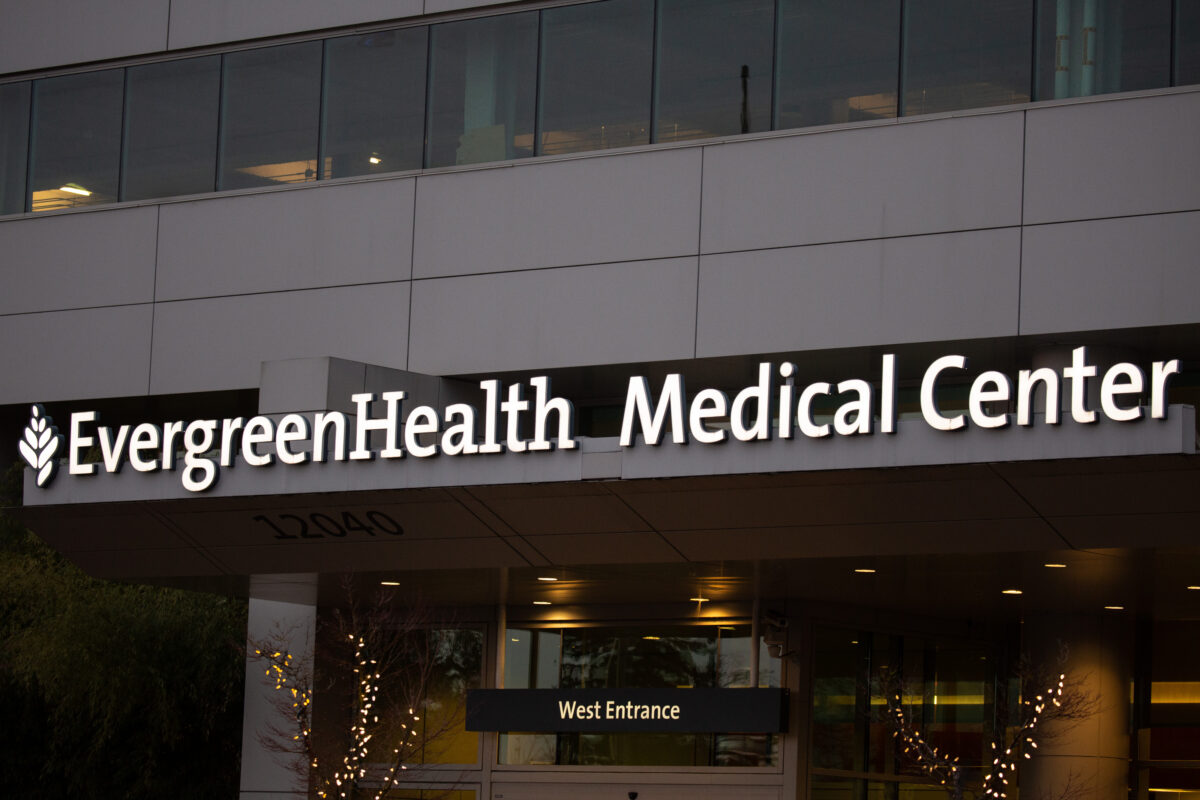 The exterior of EvergreenHealth Medical Center 