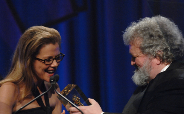 (L-R) Actor Annette Bening and cinematographer Allen Daviau attend the American Cinematophers 22nd Annual Outstanding Achievement Awards at Hollywood & Highland in Hollywood, Calif., on Jan. 26, 2008. (Stephen Shugerman/Getty Images)