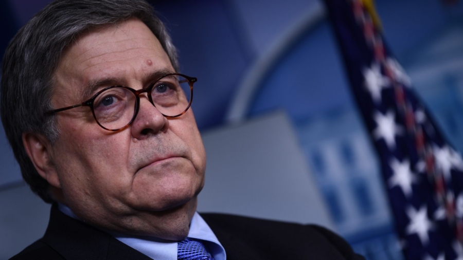 Barr: Justice Department May Support Lawsuits Against Governors’ Orders That Go ‘Too Far’