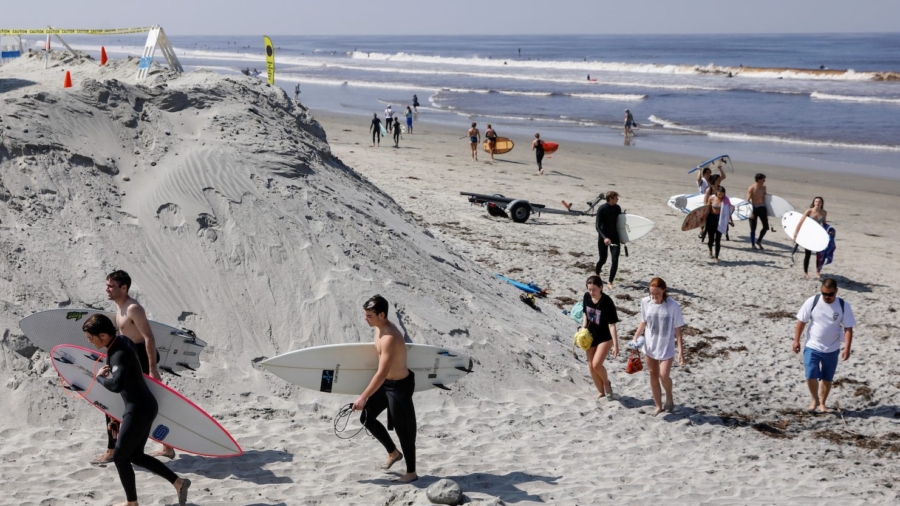 Beach Crowds Lead California to Step up Enforcement of CCP Virus Restrictions