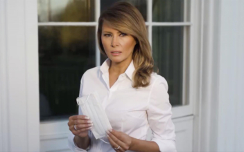 Melania Trump Encourages Face Mask Use With Photo of Herself