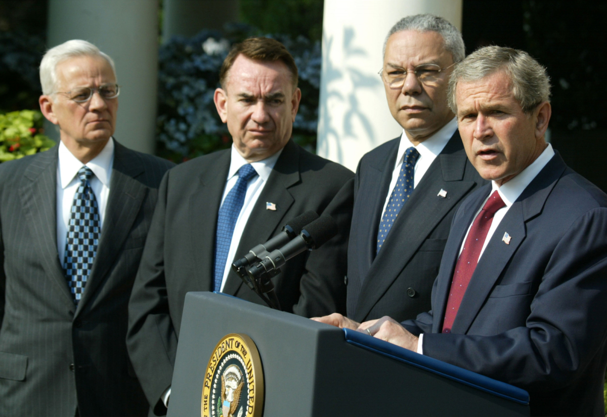 George W. Bush and Paul O'Neill