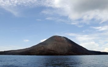 Indonesia’s Anak Krakatau Volcano Shoots Ash, Lava