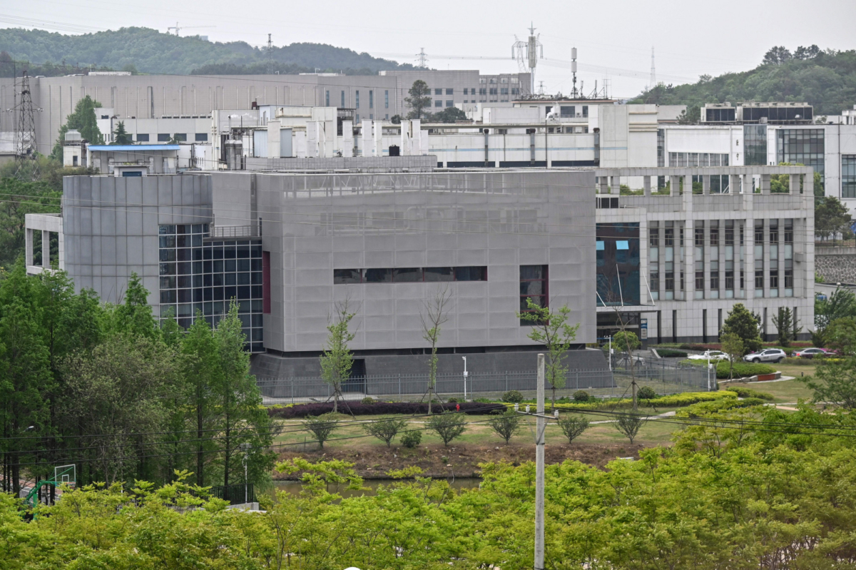 A general view shows the P4 laboratory at the Wuhan Institute of Virology in Wuhan in China's central Hubei province on April 17, 2020. (Hector Retamal/AFP via Getty Images)