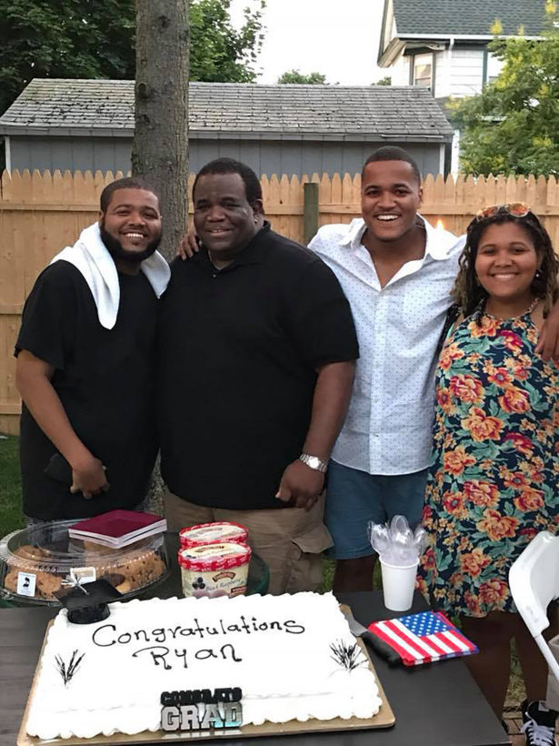 Dr. James "Charlie" Mahoney and his three children, from left to right, Jamie, 31, Ryan, 25, and Stephanie, 27. (Courtesy of Stephanie Mahoney)