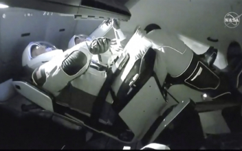 NASA Astronauts Disembark SpaceX’s Crew Dragon and Board Space Station