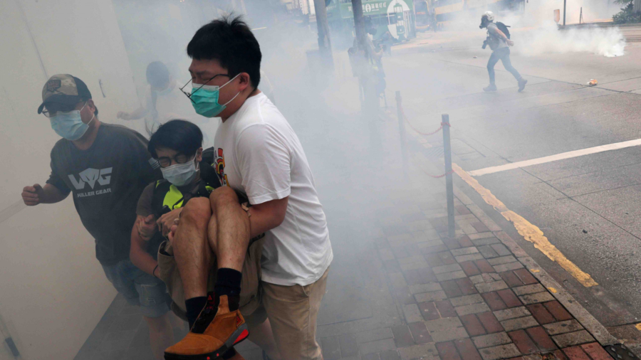 Tear Gas Fired as Hong Kong Protesters Return to Streets Against China’s ‘National Security’ Law