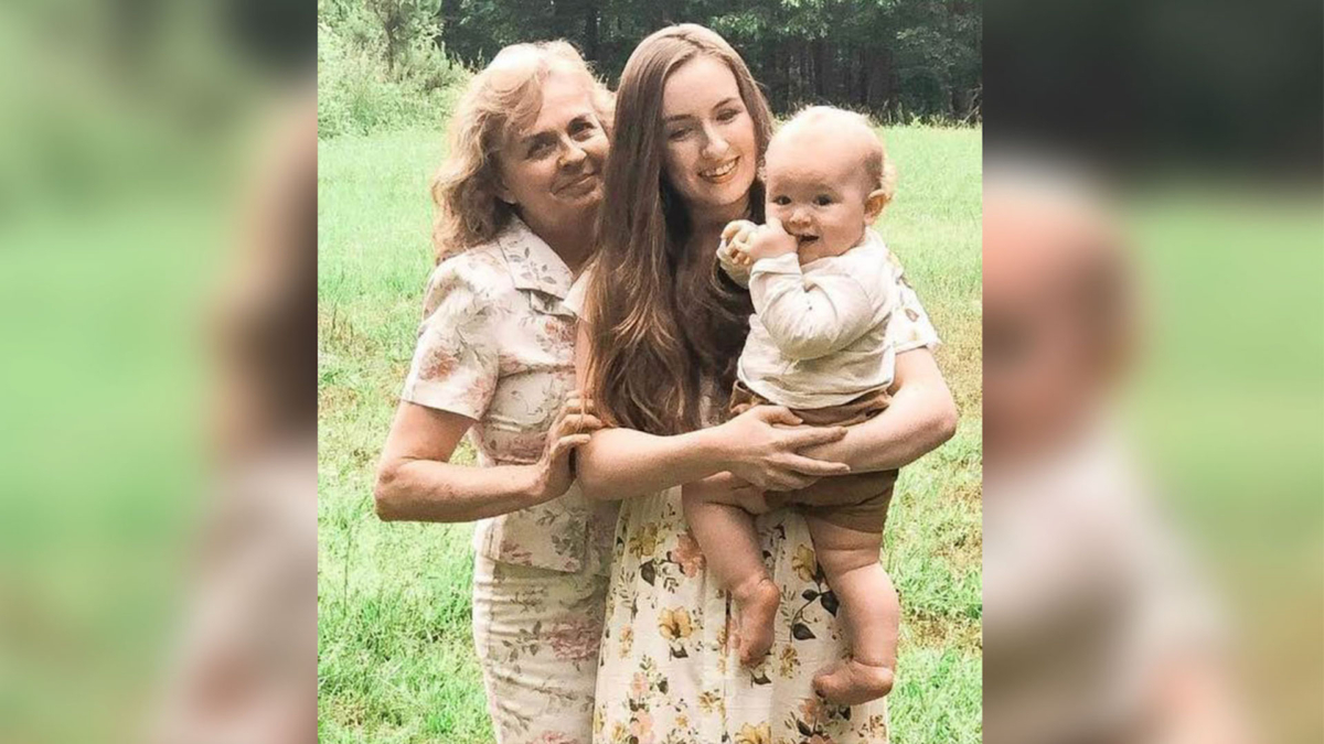 Joan Bernard, Emily Bivens, and Bivens' child. (Pittsylvania County Sheriff Office)