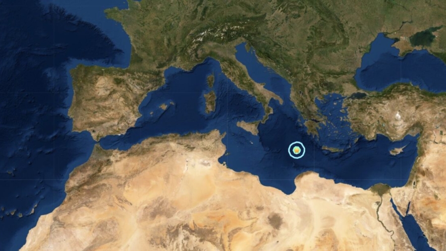 Magnitude 6.2 Earthquake Strikes Central Mediterranean Sea