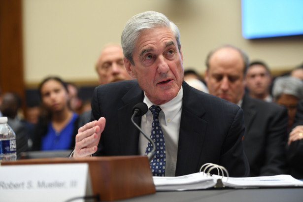 Former special prosecutor Robert Mueller testifies before Congress in Washington on July 24, 2019. (Saul Loeb/AFP/Getty Images)