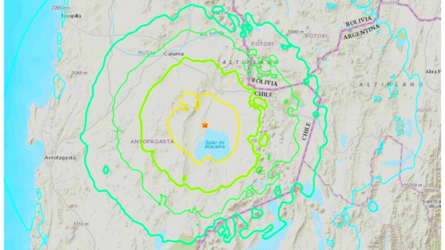 Major Magnitude 6.8 Earthquake Hits Northern Chile; Causing Power Outages