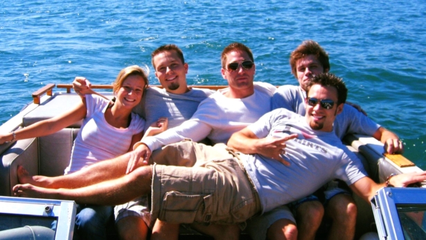 One of the four fraternity brothers, Joshua Sweers (C) in a file photo. (Clint Fix via Facebook)