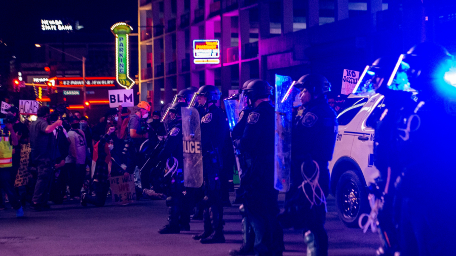 Officer Shot, Man Killed in Separate Shootings During Las Vegas Protests
