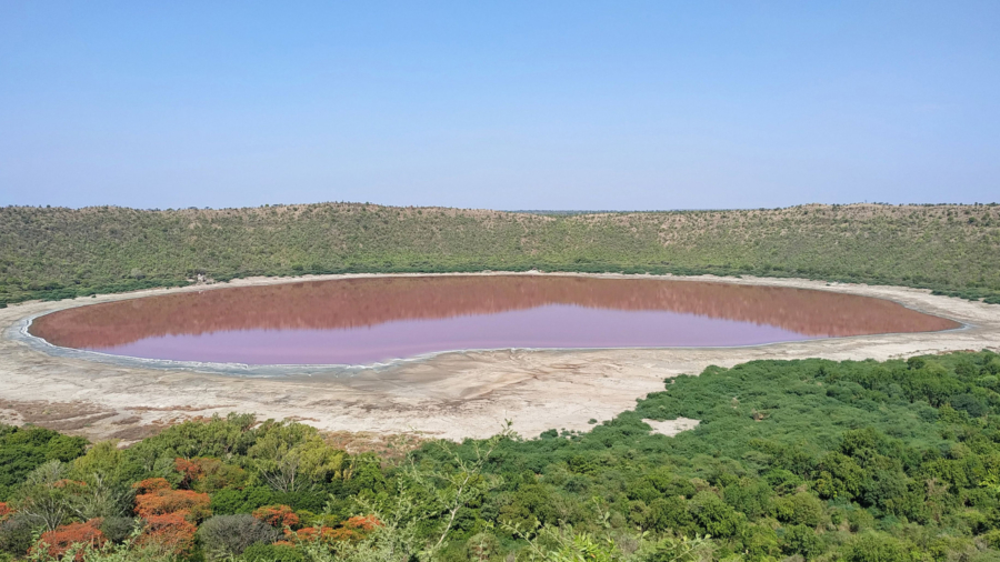 50,000-Year-Old Lake in India Turns Pink