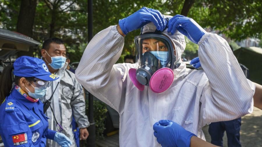 CCP Propaganda Slogans Spotted in China During the Pandemic