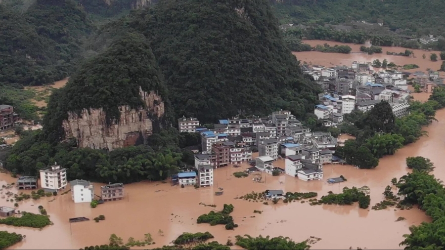 Severe Floods Hit Chongqing as Flooding Across Southern China Leaves 106 People Dead or Missing
