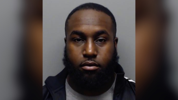 Brandon Deshawn Webster, 24, in a booking photo. (Courtesy of Montgomery County Jail)