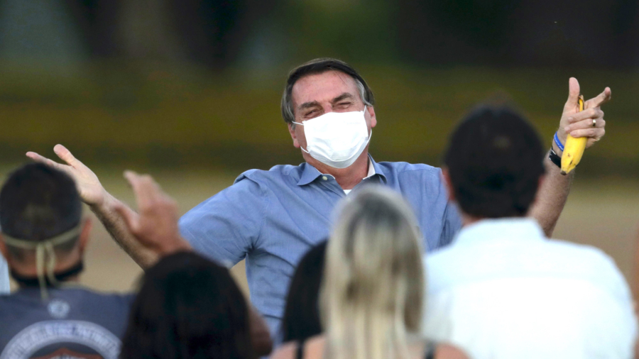 Brazil’s Bolsonaro Says He Tested Negative for Coronavirus