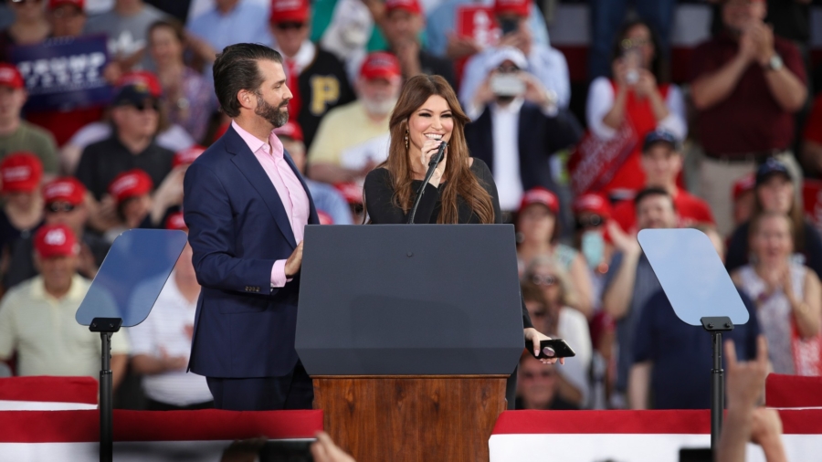 Kimberly Guilfoyle, Girlfriend of Trump’s Son, Tests Positive for CCP Virus
