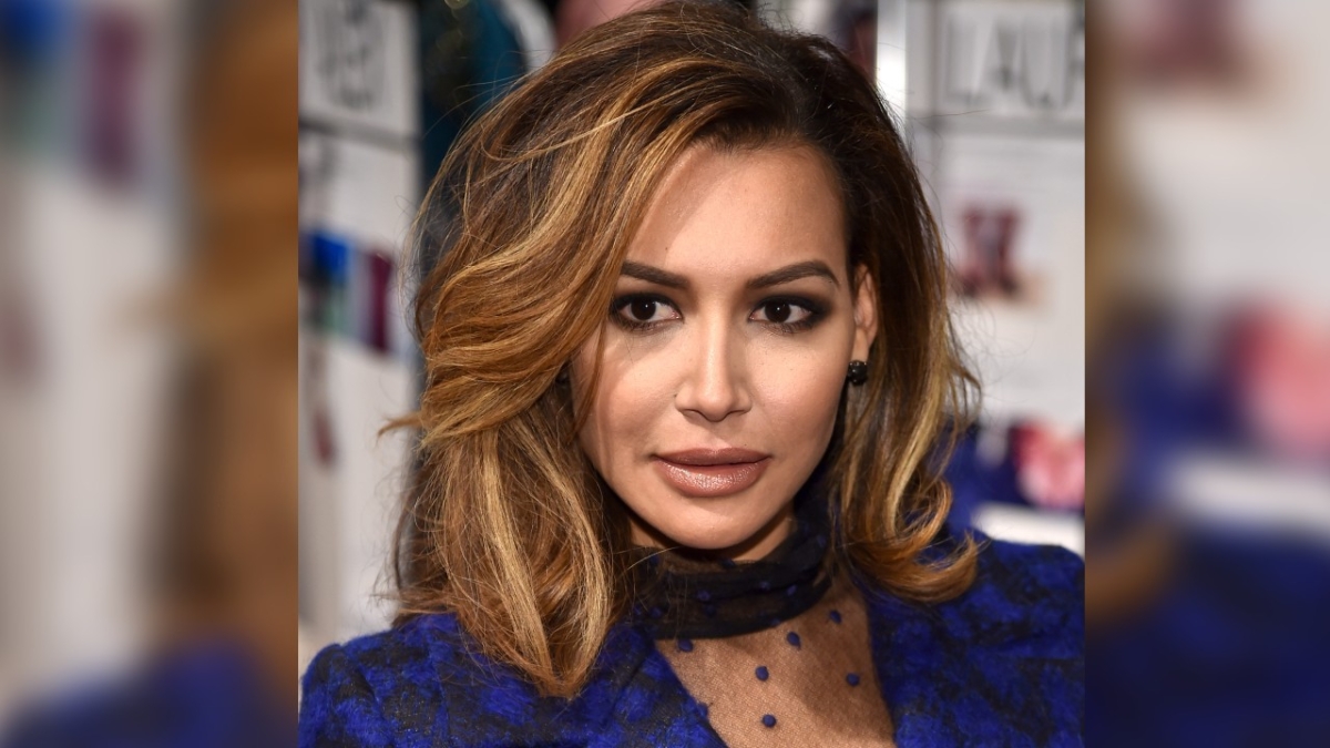 Naya Rivera poses backstage at the Monique Lhuillier Fall 2016 fashion show during New York Fashion Week: The Shows at The Arc, Skylight at Moynihan Station in New York City, on Feb. 13, 2016. (Dimitrios Kambouris/Getty Images for NYFW: The Shows)