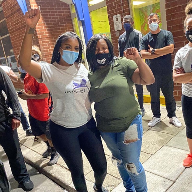 "Real Housewives of Atlanta" star Porsha Williams posted this photo after being released from detention. (Courtesy of Porsha Williams/Instagram)