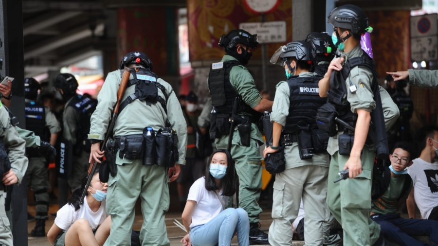 Hong Kong Police Fire Tear Gas, Arrest More Than 300 Protesters as They March Against National Security Law
