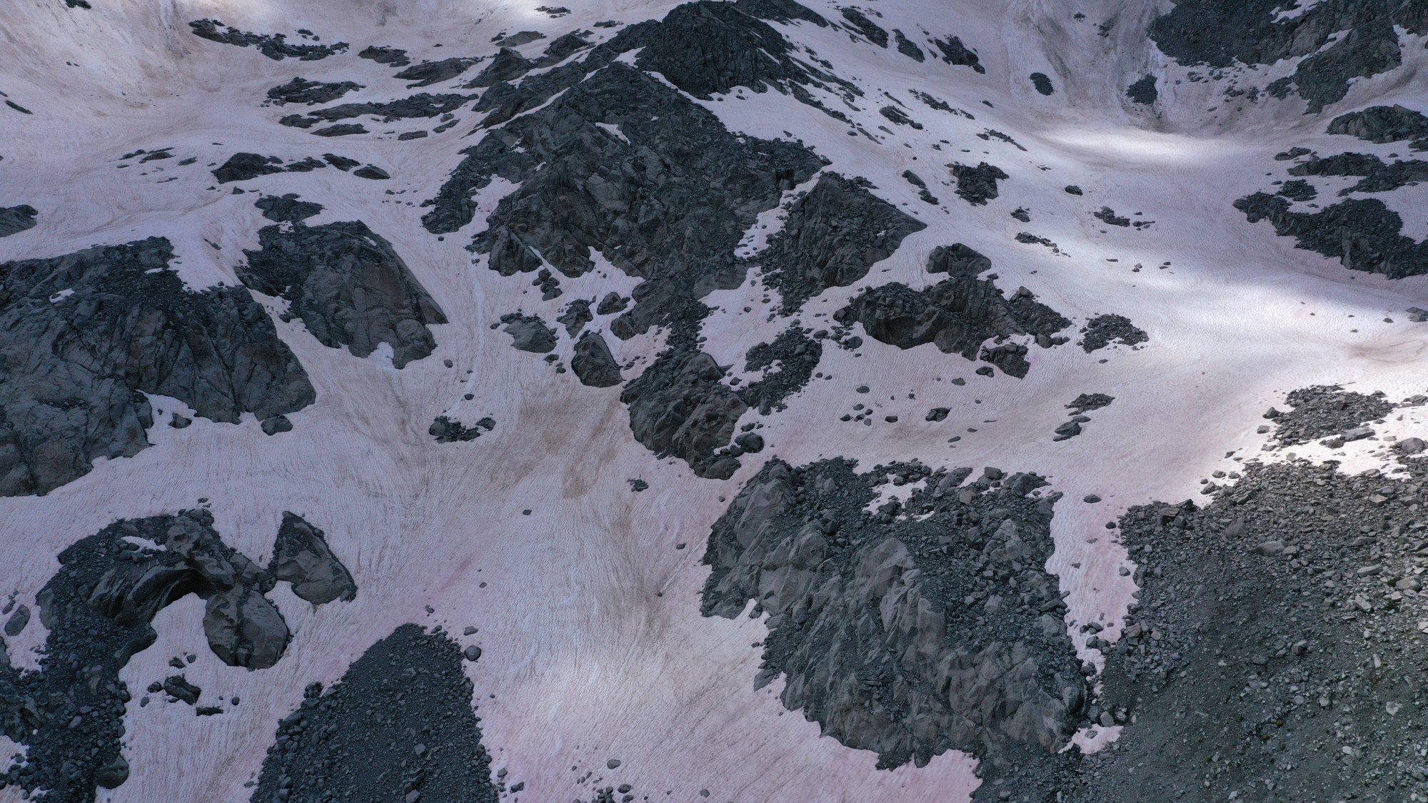 An Italian Glacier Is Turning Pink