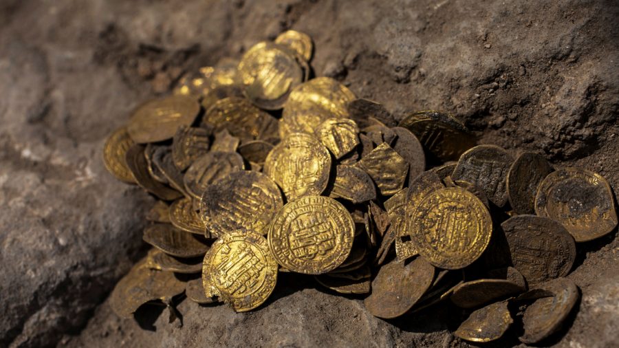Trove of 1,000-Year-Old Gold Coins Unearthed in Israel