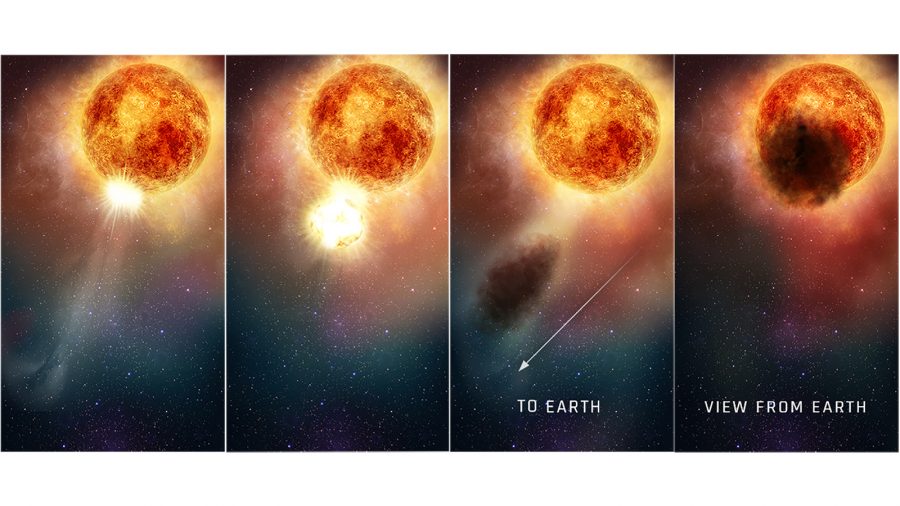 Hubble Spies the Culprit Behind Betelgeuse Star’s Dimming
