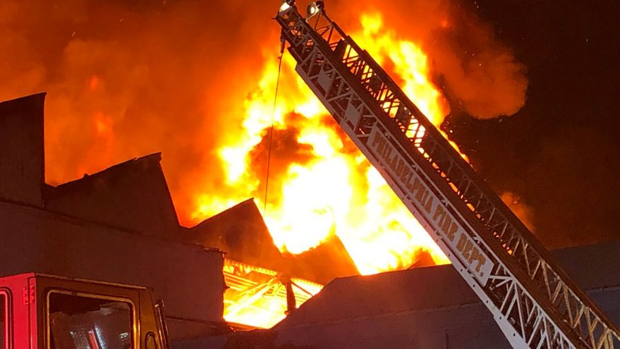 Hundreds of Philadelphia Firefighters Battle Six-Alarm Blaze at Warehouse Complex
