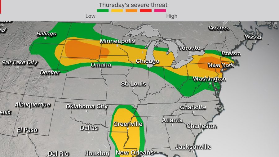 Over 100 Million in the US Face the Threat of Severe Weather