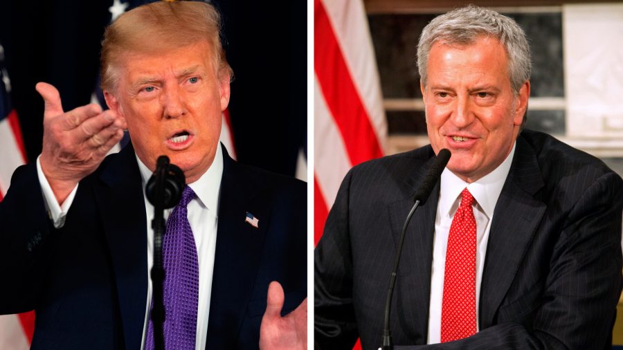 Trump Issues Warning to De Blasio After Weekend of Gun Violence in New York