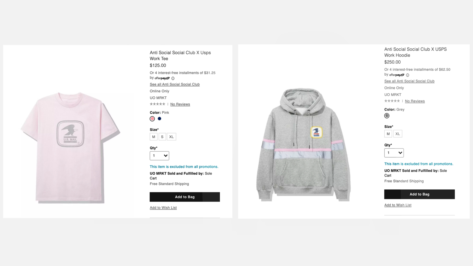 Urban Outfitters Took Down Its Listing for a $250 US Postal Service Hoodie