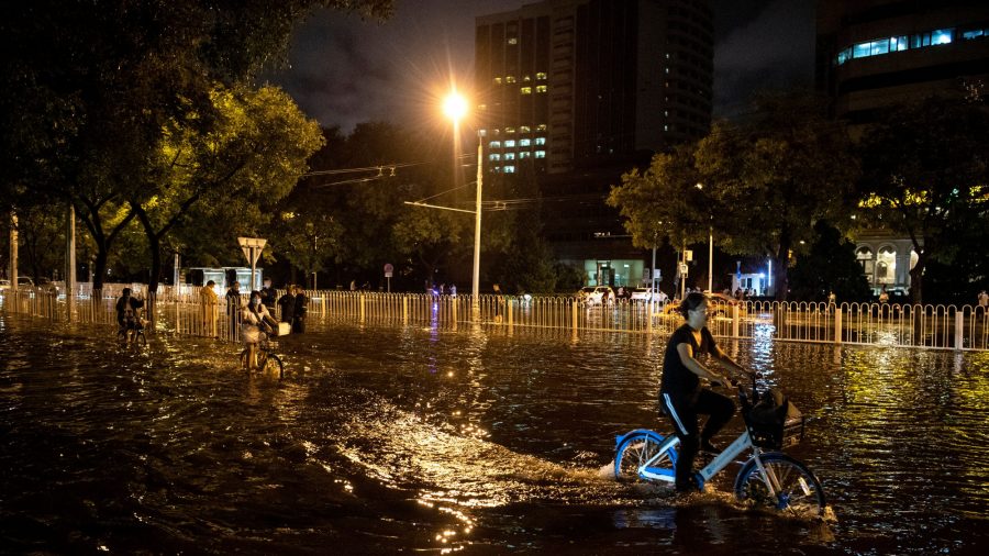 Heavy Rainstorm Hits Beijing