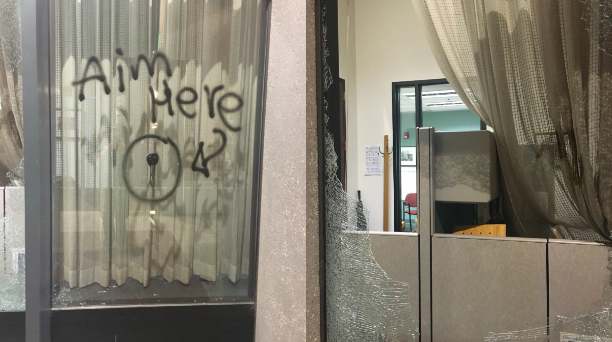 Portland Rioters Set Fire to County Building, 2 Arrested