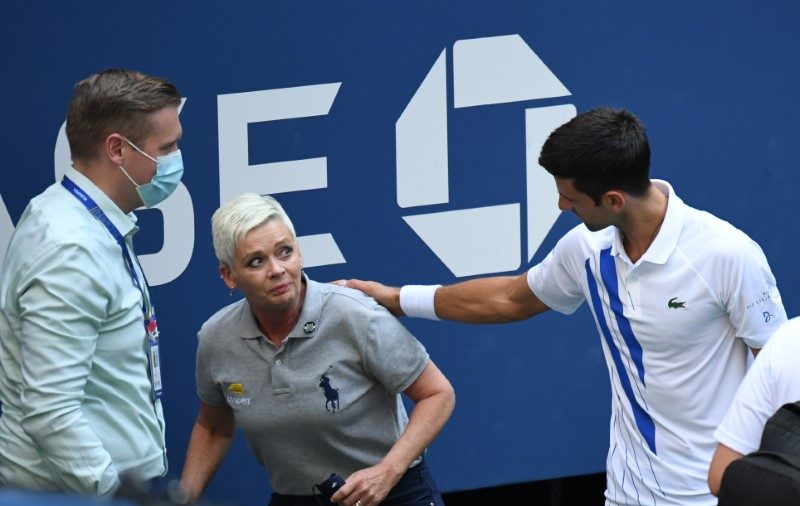Djokovic Disqualified From US Open After Striking Line Judge With Ball