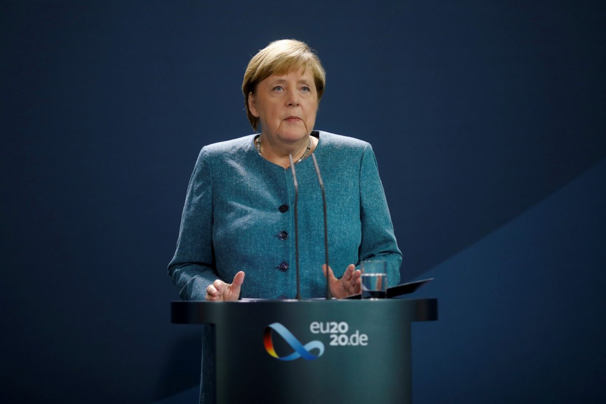 German Chancellor Angela Merkel