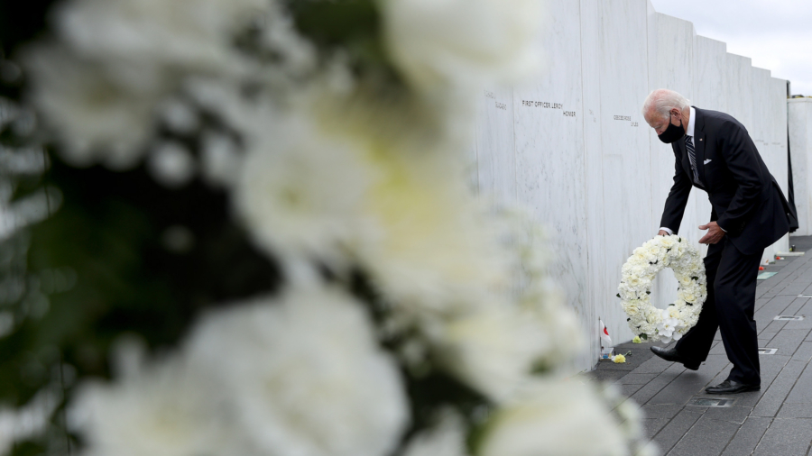 Biden Pays His Respects to 9/11 Heroes