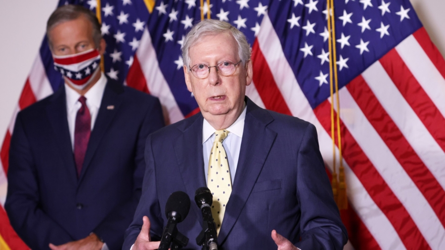 McConnell: Senate Will Vote on Slimmed-Down Pandemic Bill Thursday