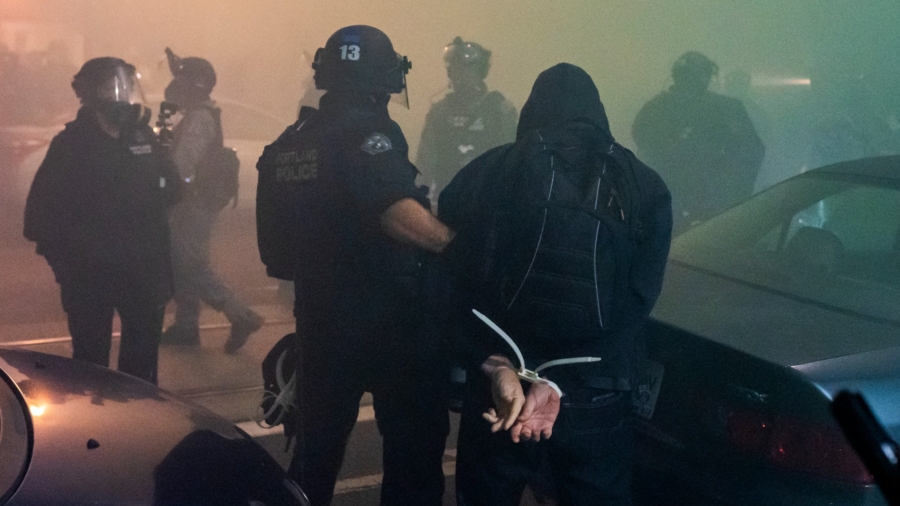 Federal Officers Deploy Tear Gas as They Disperse Demonstration in Portland
