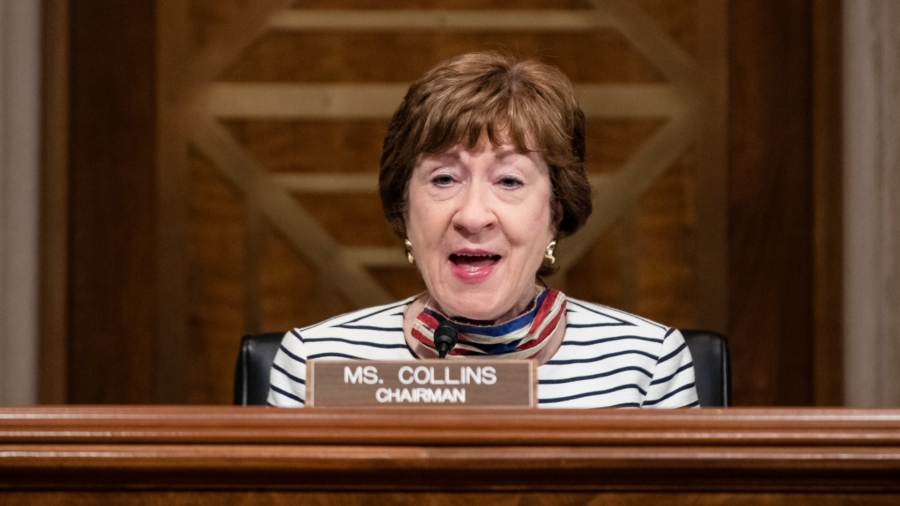 Susan Collins Opposes Voting on Ginsburg’s Vacancy Before November Election