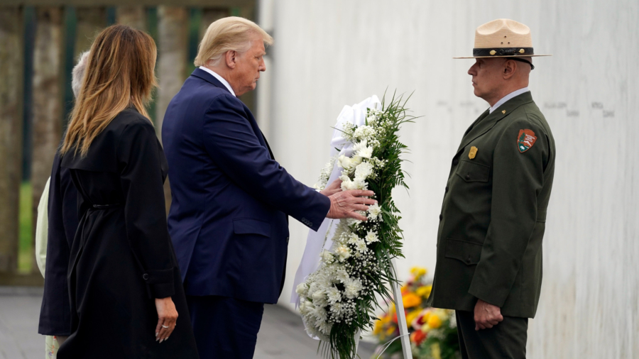 Trump Commemorates 9/11 at Pennsylvania Memorial