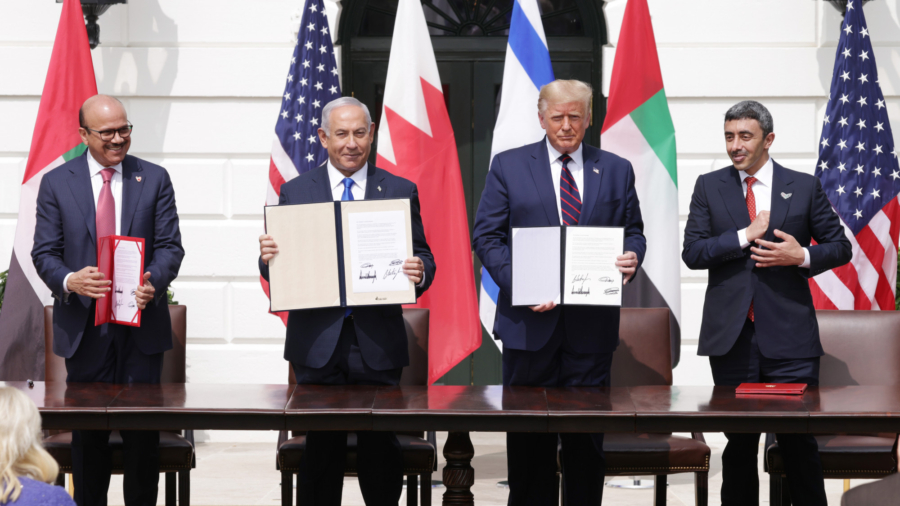 Trump Declares ‘Historic Day for Peace’ as Middle East Deals Are Signed