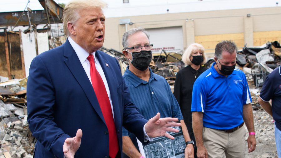 Trump Supporters, BLM Protests in Kenosha