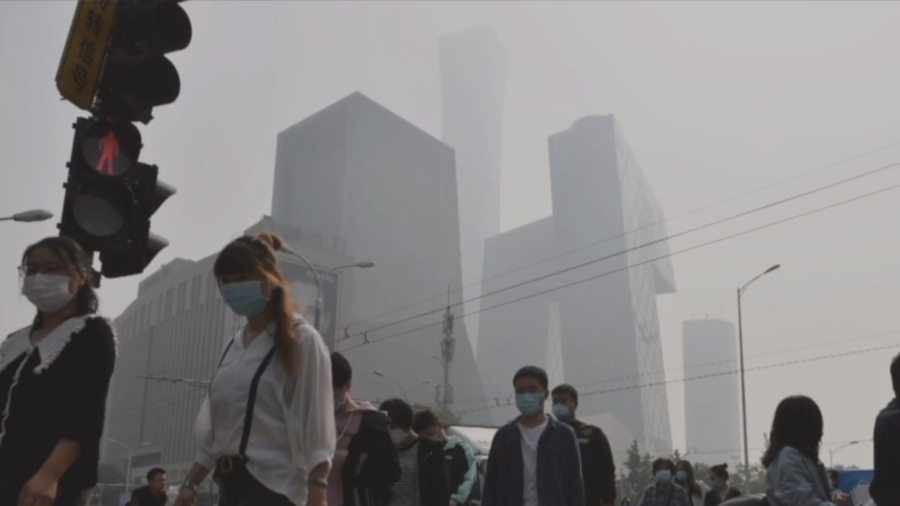 Air Pollution in Beijing Exceeds Limit by 3 Times