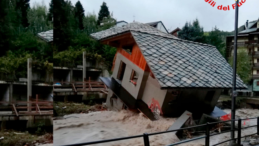 Two Killed, 24 Missing in Severe Floods in Italy and France