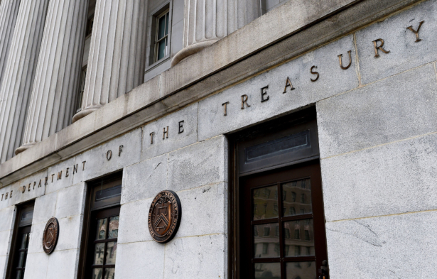 building of US Department of the Treasury