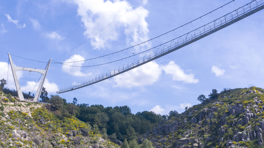World’s Longest Pedestrian Suspension Bridge to Open in Portugal