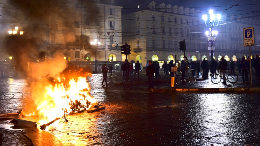 Protests Flare Across Italy as Anger Mounts Over New COVID-19 Restrictions