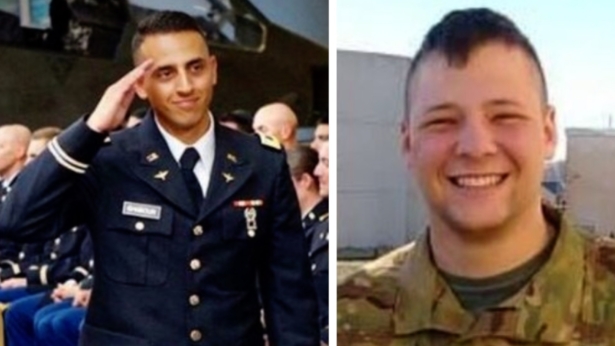 Chief Warrant Officer 2 Marwan Sameh Ghabour, 27 (L), and Sgt. Jeremy Cain Sherman, 23. (Courtesy of U.S. Army)